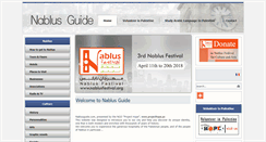 Desktop Screenshot of nablusguide.com